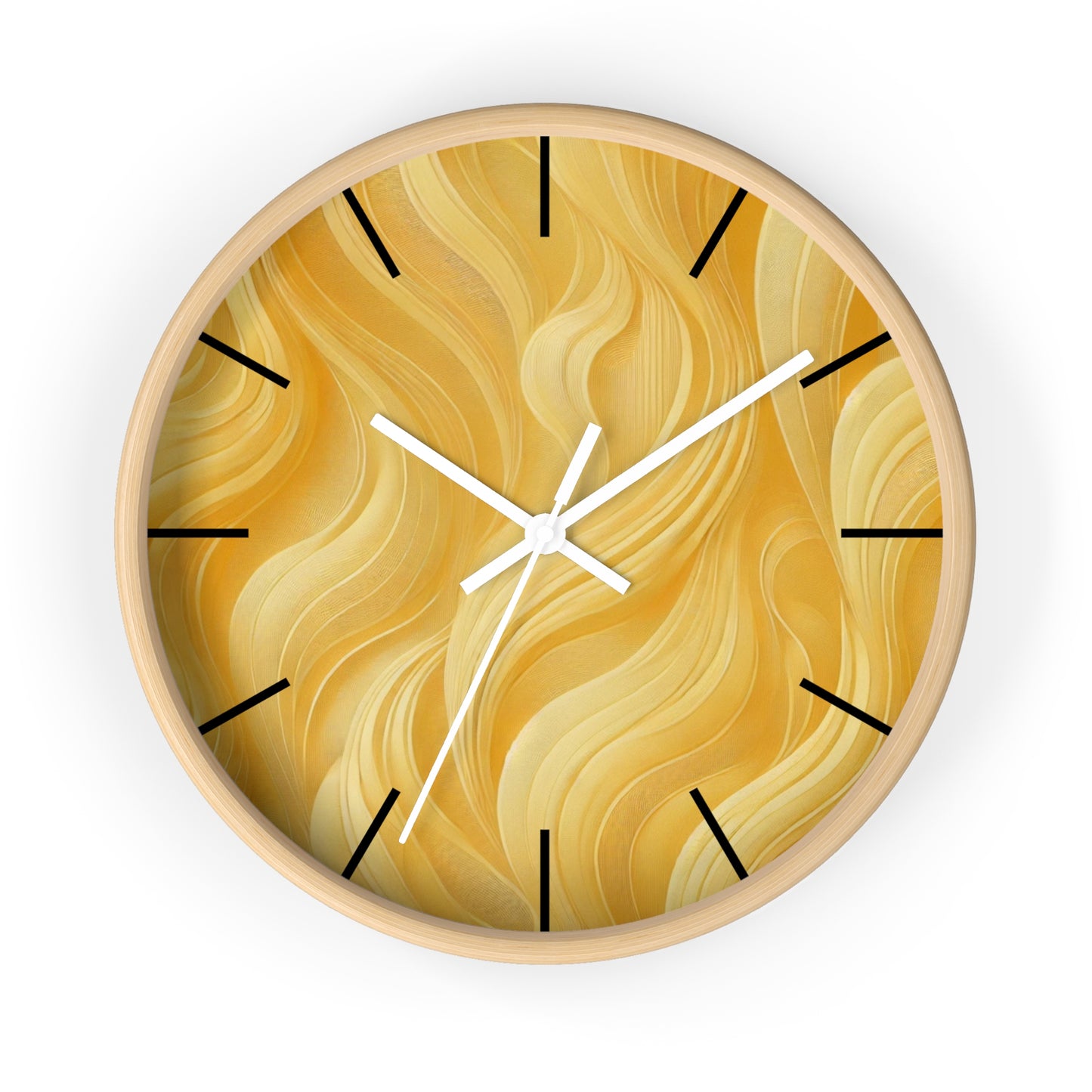 Butter Yellow Wall Clock