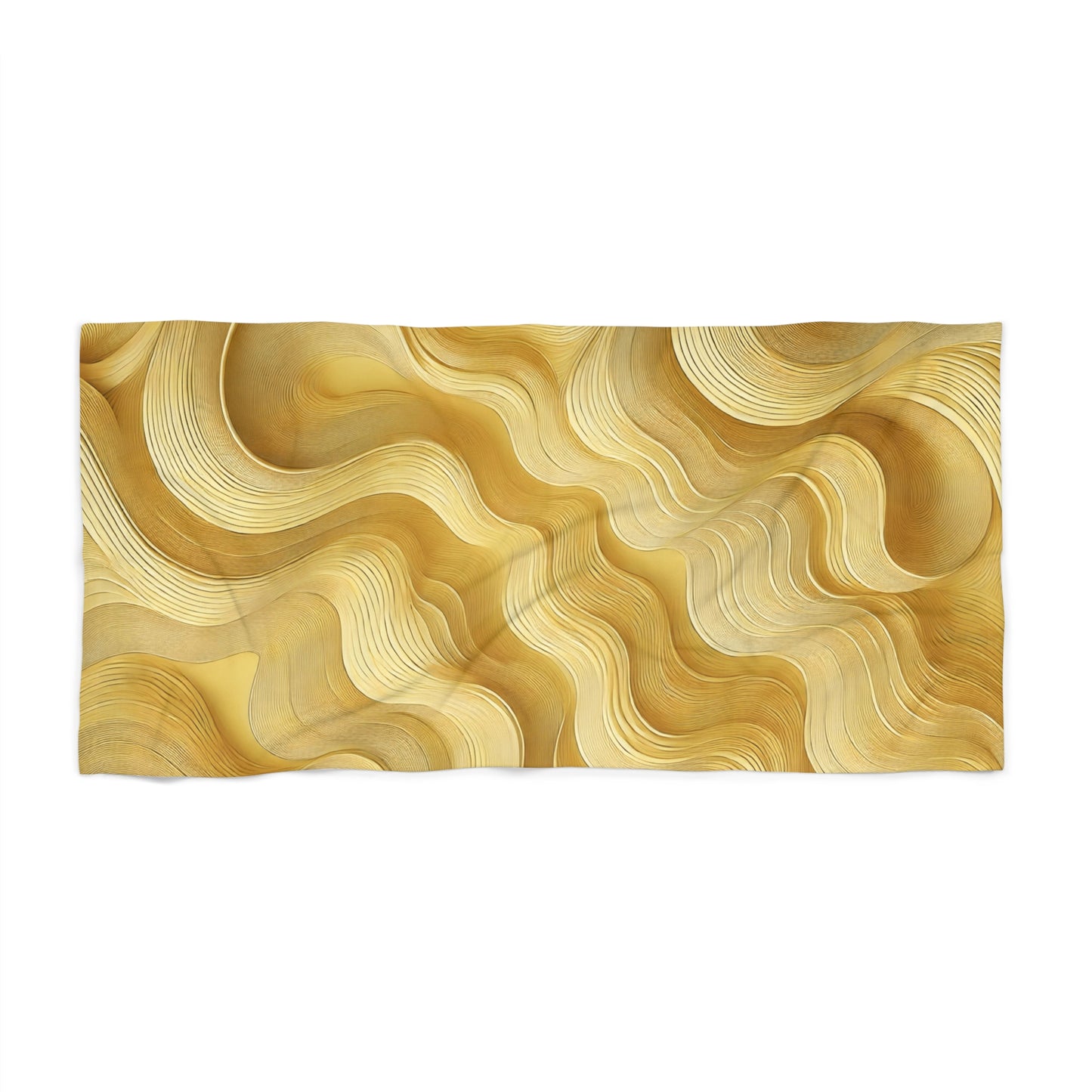 Butter Yellow Beach Towel