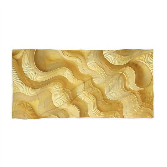 Butter Yellow Beach Towel