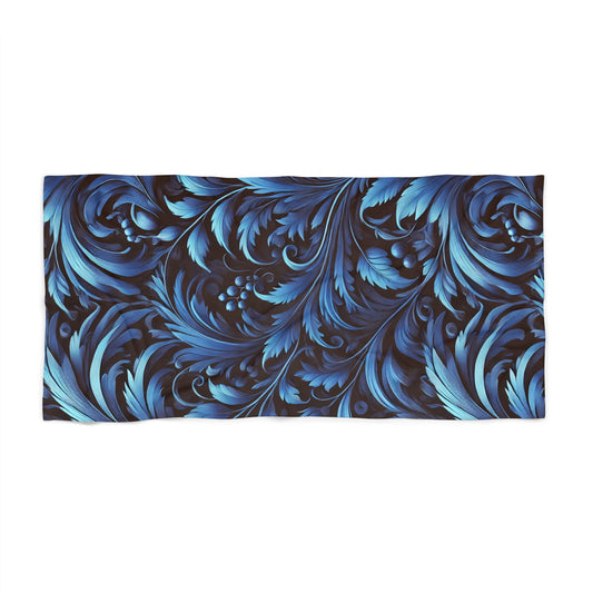 Indigo Blue Beach Towel