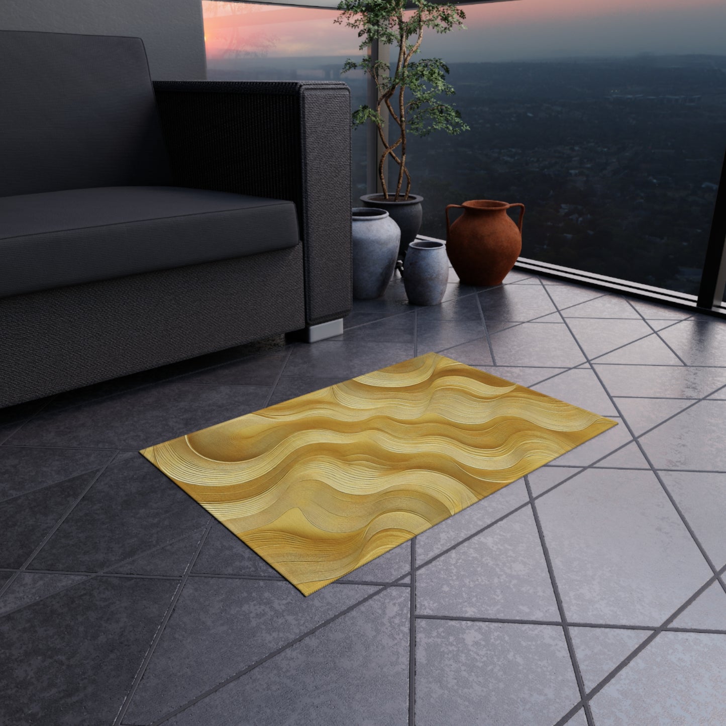 Butter Yellow Rug