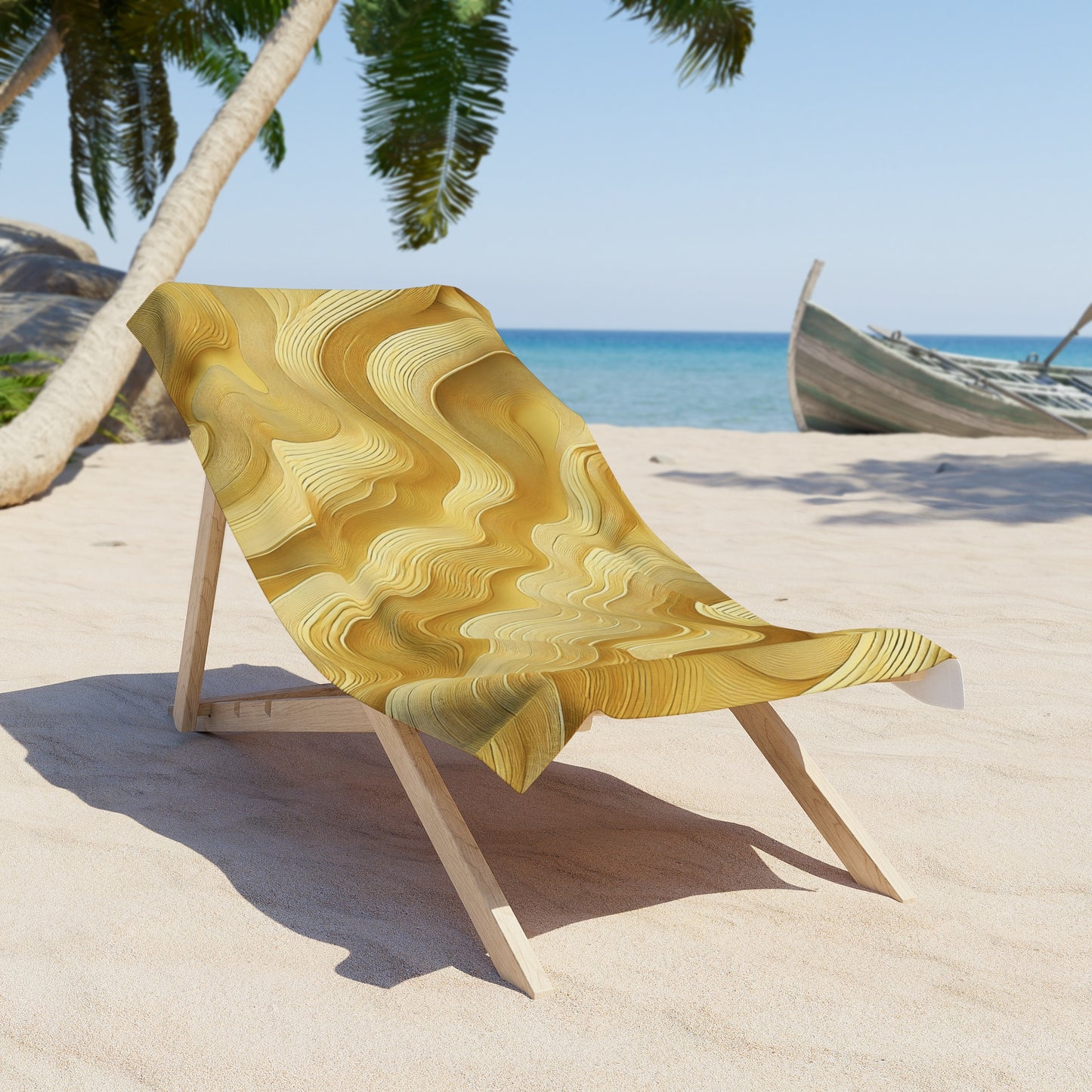 Butter Yellow Beach Towel