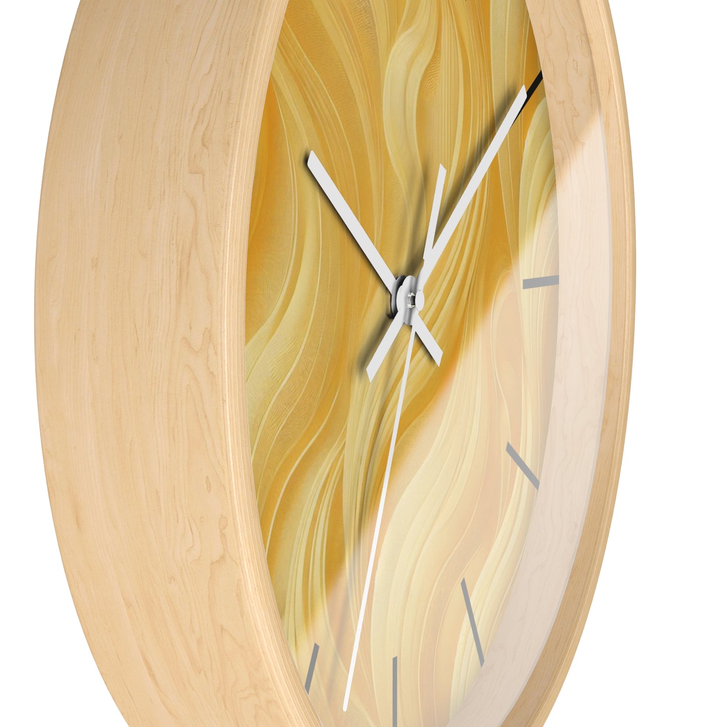 Butter Yellow Wall Clock